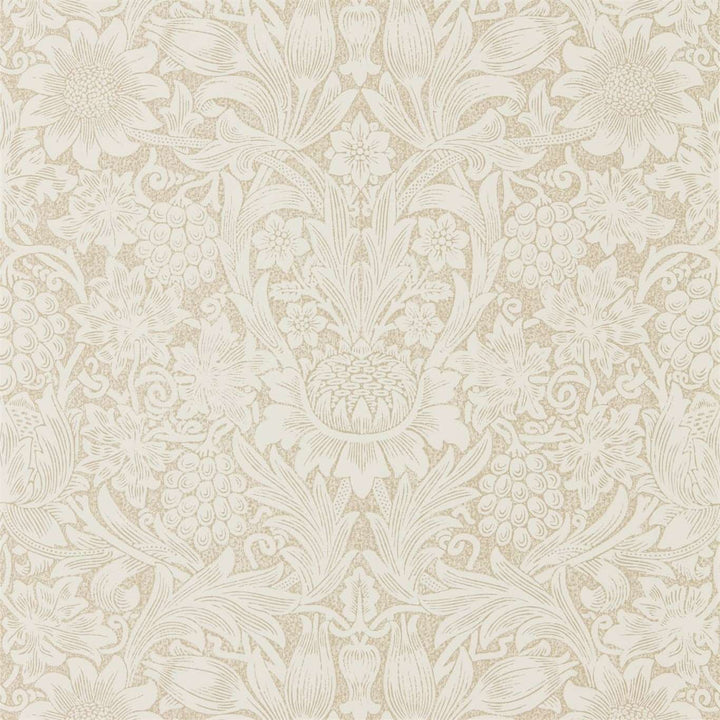 Pure Sunflower-behang-Tapete-Morris & Co-Parchement/Gold-Rol-216047-Selected Wallpapers