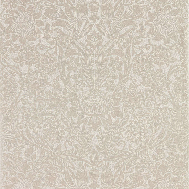 Pure Sunflower-behang-Tapete-Morris & Co-Pearl/Ivory-Rol-216048-Selected Wallpapers