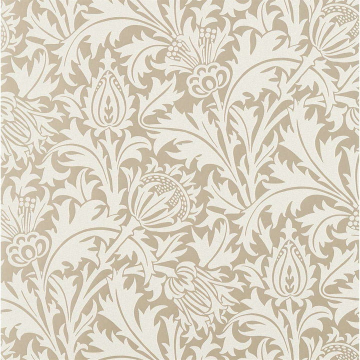 Pure Thistle (Beaded)-behang-Tapete-Morris & Co-Gilver-Rol-216548-Selected Wallpapers