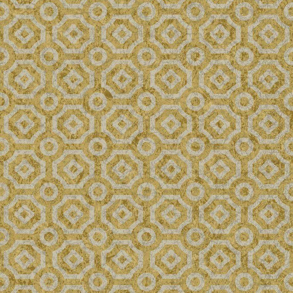 Queen's Quarter-behang-Cole & Son-Metallic Silver on Metallic Gold-Rol-118/10022-Selected Wallpapers