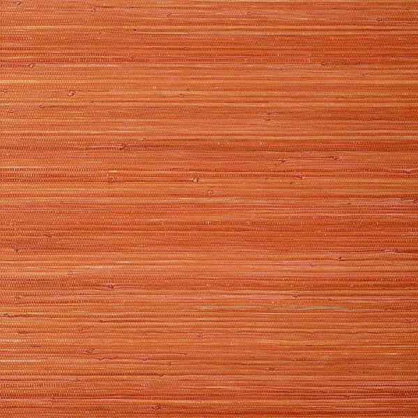 Raffia Palm-Behang-Thibaut-Orange-Rol-T24072-Selected Wallpapers