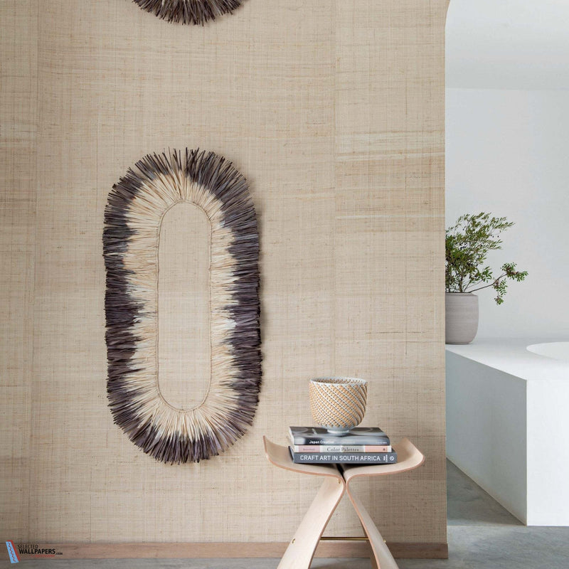 Raffia Totem papier peint de CMO Paris