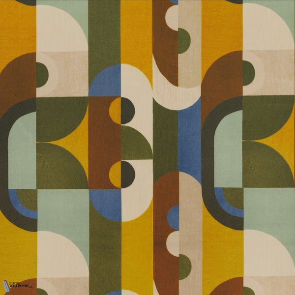 Reciproque stof-Casamance-Multico Olive-Meter (M1)-42890552-Selected Wallpapers
