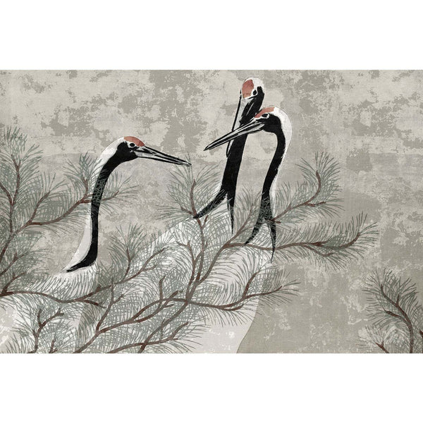 Red Crest-behang-Les Dominotiers-Selected Wallpapers