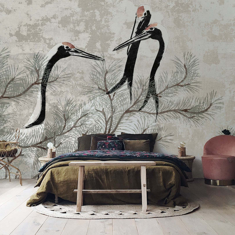 Red Crest wallpaper by Les Dominotiers