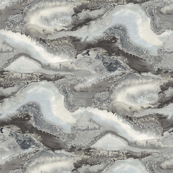 Reflected Obsidian-Behang-Harlequin-Snowflake-Rol-112853-Selected Wallpapers