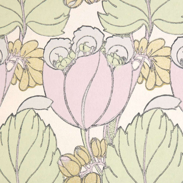 Regency Tulip-Behang-Liberty-Lichen-Rol-07231002F-Selected Wallpapers