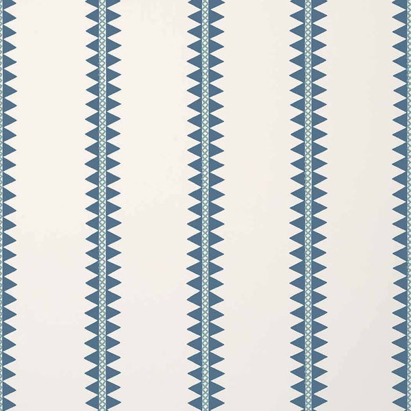 Reno Stripe-Behang-Thibaut-Teal-Rol-T13243-Selected Wallpapers