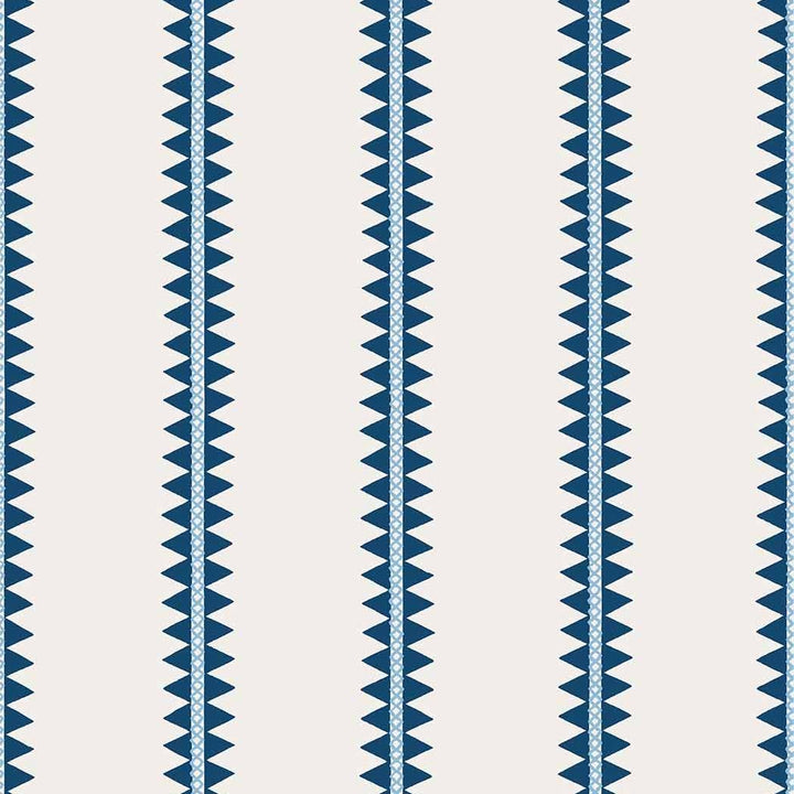 Reno Stripe-Behang-Tapete-Thibaut-Navy-Rol-T13244-Selected Wallpapers