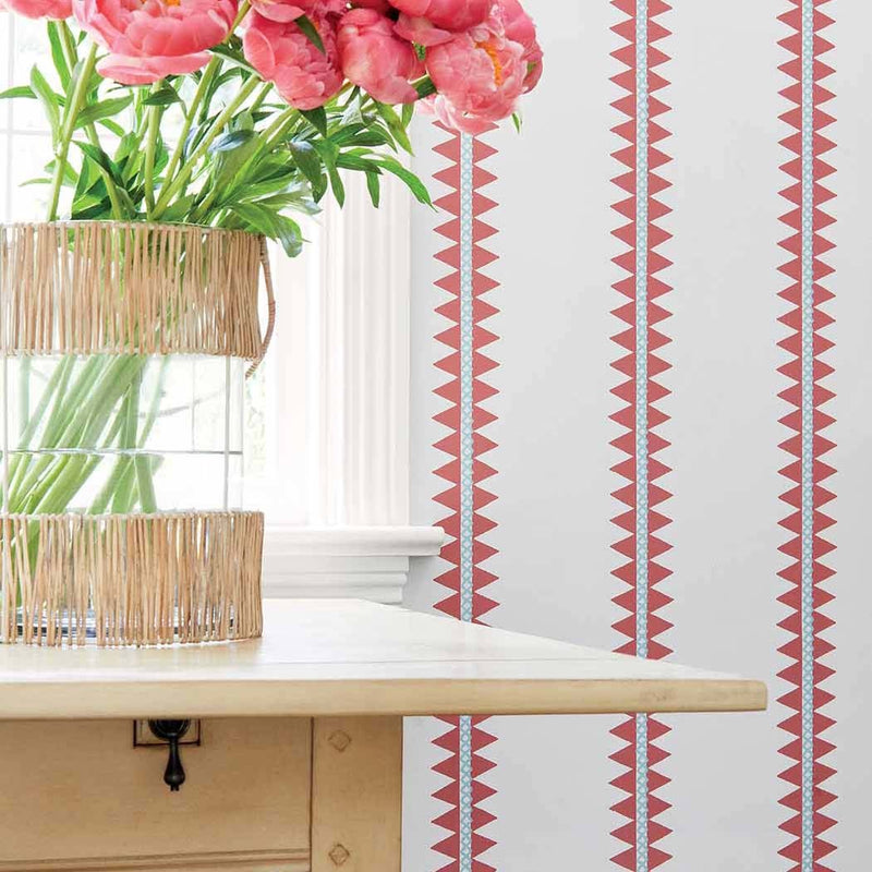 Reno Stripe behang van Thibaut