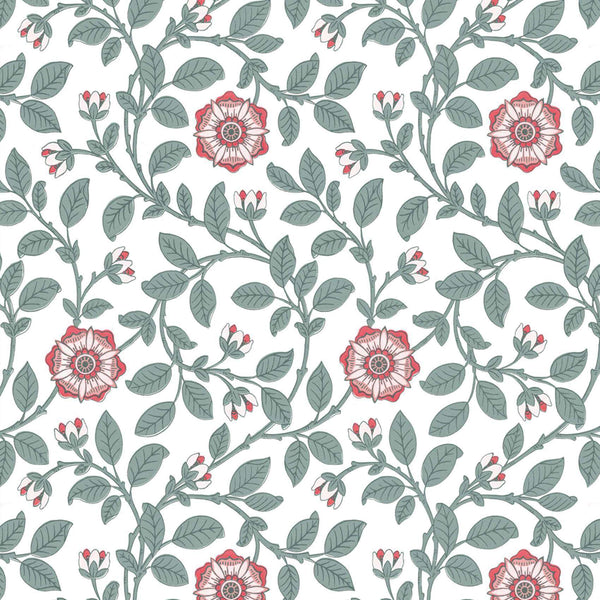 Richmond Green-behang-Little Greene-Dorcas-Rol-0251RGDORCA-Selected Wallpapers