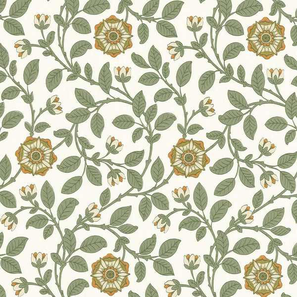 Richmond Green-behang-Little Greene-Guinevere-Rol-0251RGGUINE-Selected Wallpapers