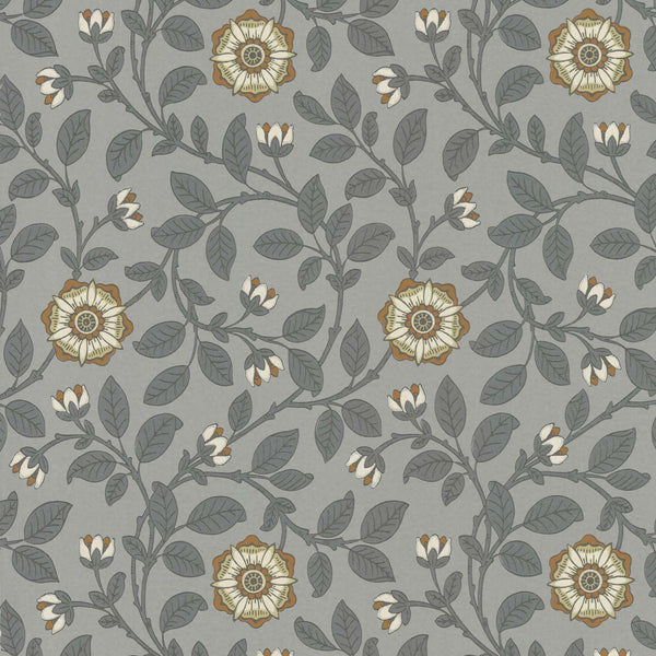 Richmond Green-behang-Little Greene-Platinum-Rol-0251RGPLATI-Selected Wallpapers