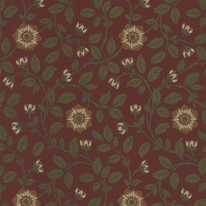 Richmond Green-behang-Tapete-Little Greene-Revival Red-Rol-0251RGREVIR-Selected Wallpapers