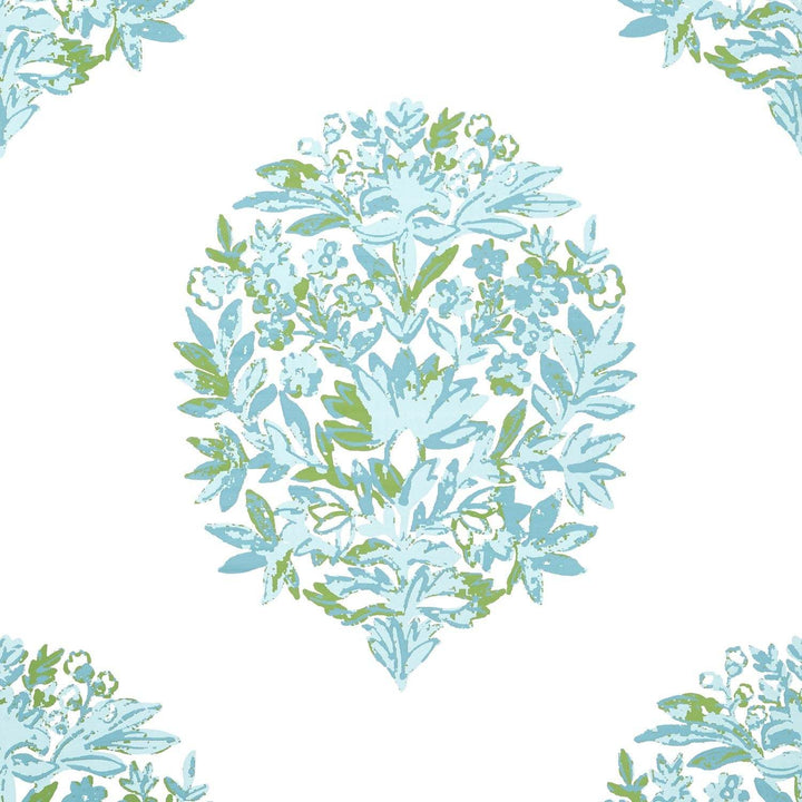 Ridgefield-Behang-Tapete-Thibaut-Green and Spa-Rol-T14323-Selected Wallpapers