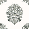 Ridgefield-Wallpaper-Thibaut-Grey-Roll-T14324-Selected Wallpapers
