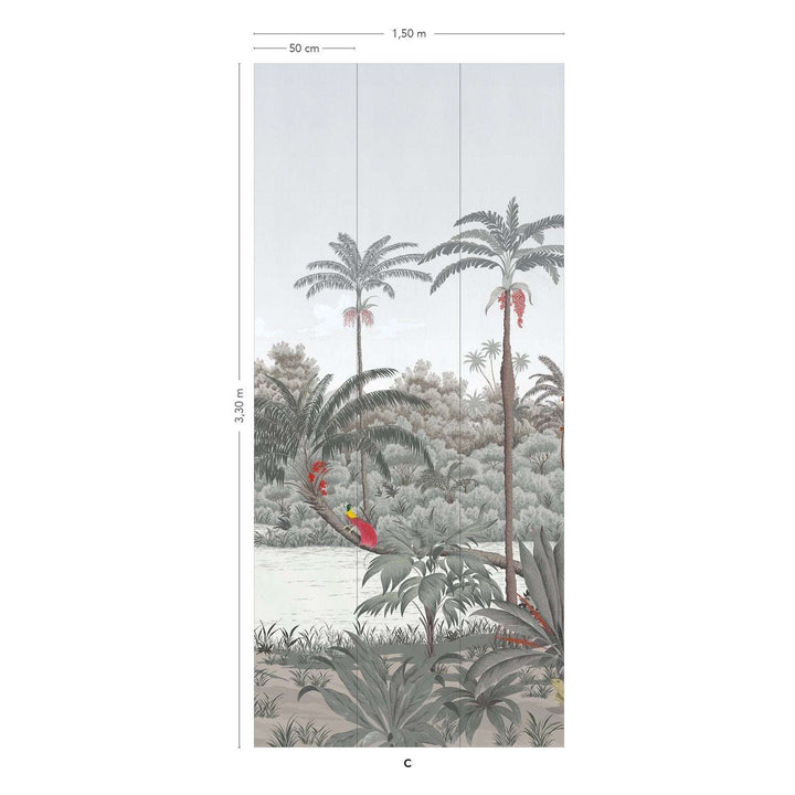 Riviere des Parfums Panels-Behang-Tapete-Isidore Leroy-Selected Wallpapers