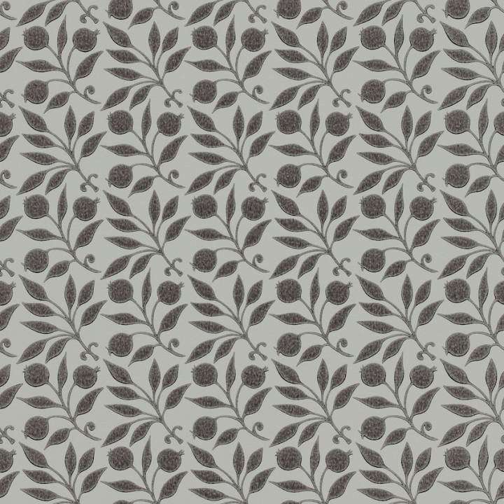 Rosehip-behang-Tapete-Morris & Co-Black-Rol-214706-Selected Wallpapers