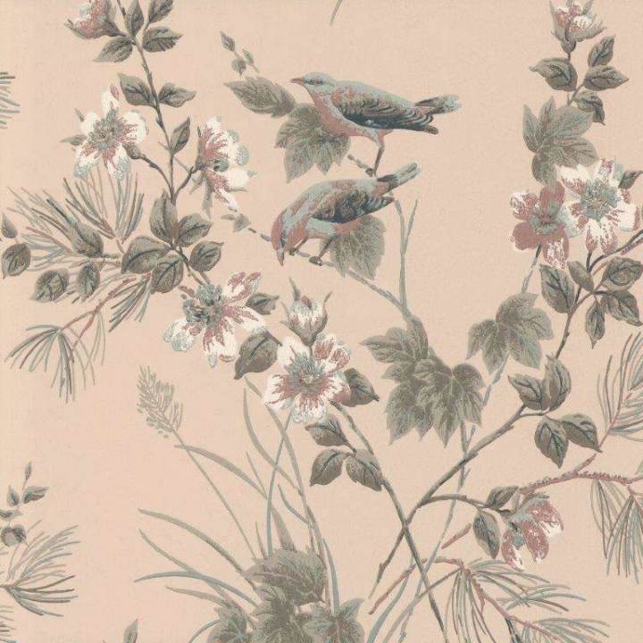Rosemore-Behang-Tapete-1838 wallcoverings-Pink-Rol-1601-100-02-Selected Wallpapers