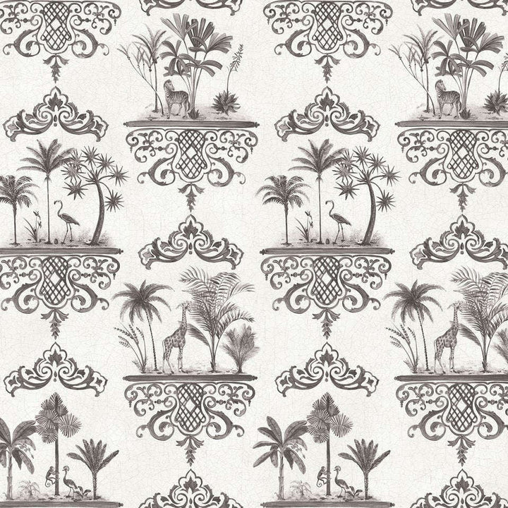 Rousseau-Behang-Tapete-Cole & Son-Soft Charcoal-Rol-99/9039-Selected Wallpapers