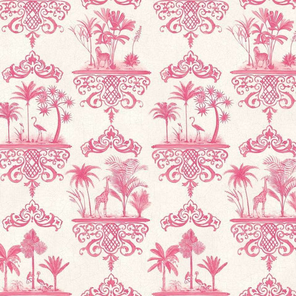 Rousseau-Behang-Cole & Son-Rose Pink-Rol-99/9041-Selected Wallpapers