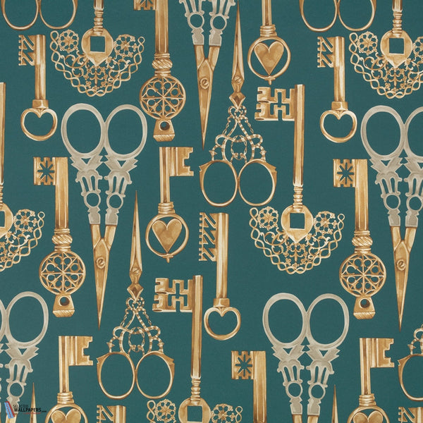 Roxanne Wallcovering-Behang-Romo-Peacock-Rol-W451/05-Selected Wallpapers