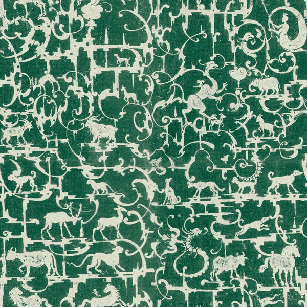 Royal Hunting-behang-Mind the Gap-Green-300 cm (standaard)-WP20468-Selected Wallpapers