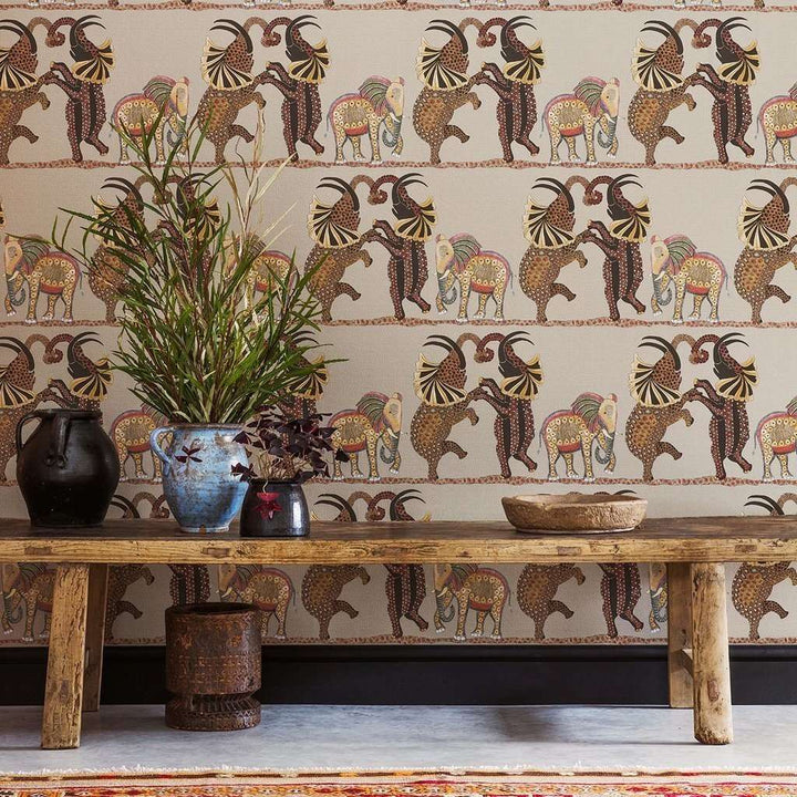 Safari Dance-Behang-Tapete-Cole & Son-Selected Wallpapers
