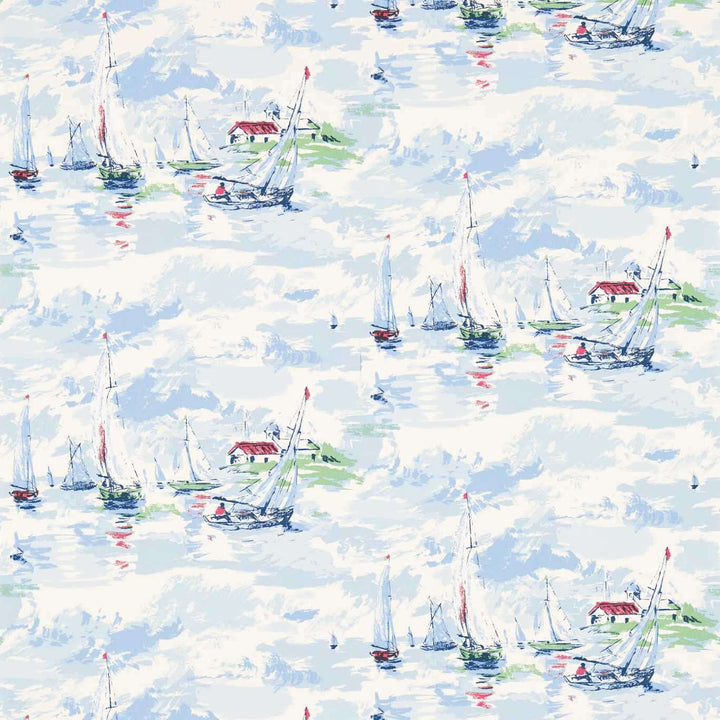Sail Away-behang-Tapete-Sanderson-Sky Blue-Rol-214590-Selected Wallpapers