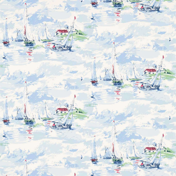 Sail Away-behang-Sanderson-Sky Blue-Rol-214590-Selected Wallpapers