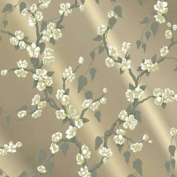 Sakura-behang-Little Greene-Metal Lustre-Rol-0247SAMETAL-Selected Wallpapers