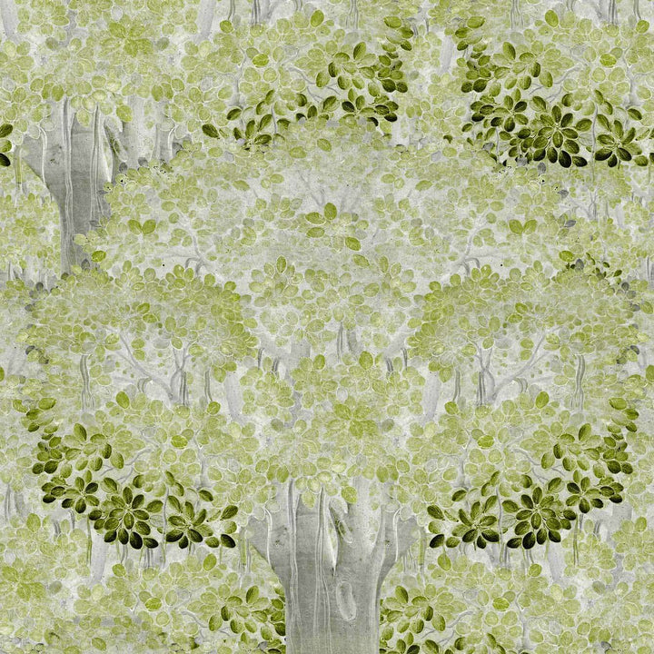 Savage Leaves-behang-Tapete-Mind the Gap-Green-300 cm (standaard)-WP20445-Selected Wallpapers