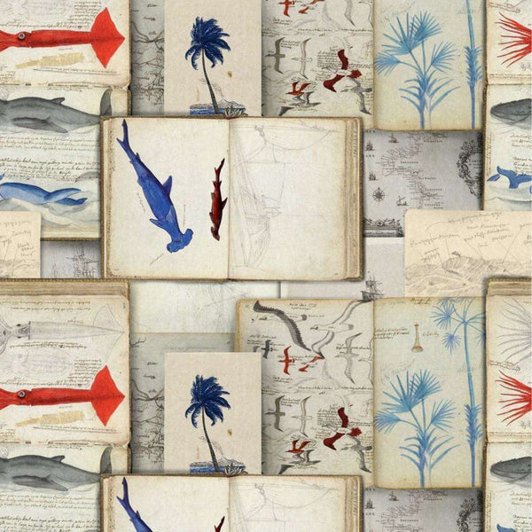 Seaman's Journal-behang-Mind the Gap-Light-300 cm (standaard)-WP20562-Selected Wallpapers
