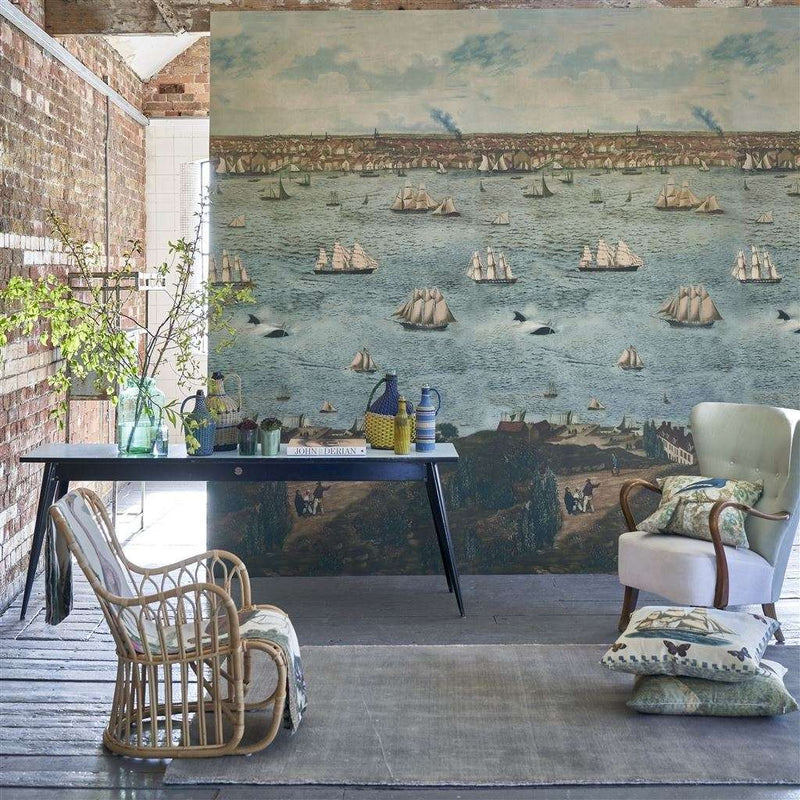 Seaport Ocean behang van Designers Guild