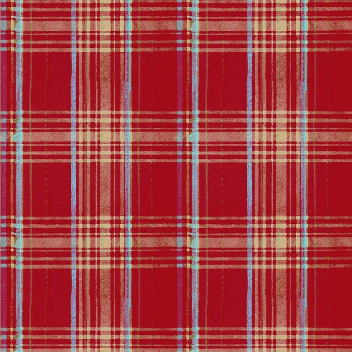 Seaport Plaid-behang-Tapete-Mind the Gap-Red-Rol-WP30066-Selected Wallpapers
