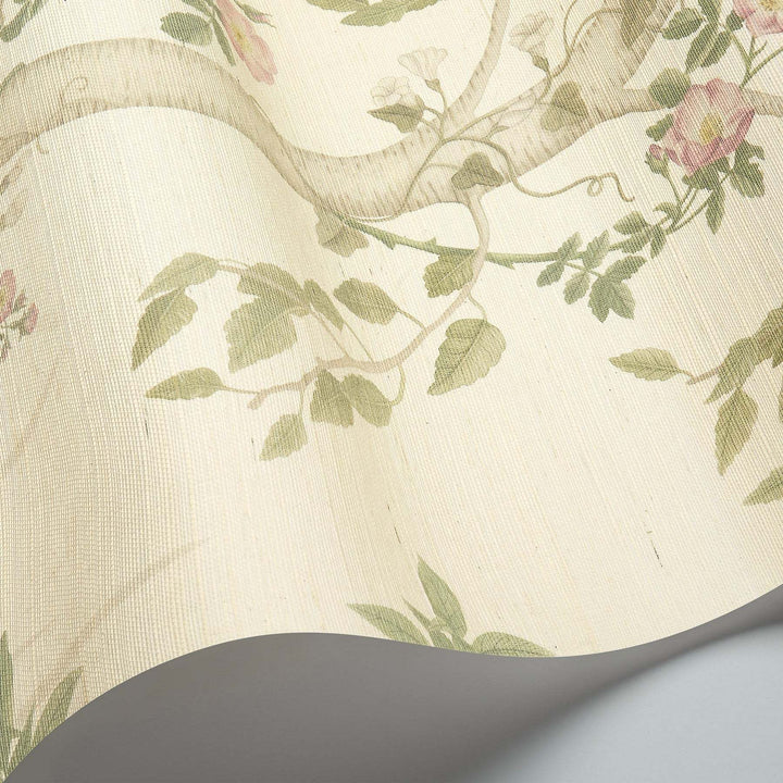 Seasonal Woods-Behang-Tapete-Cole & Son-Oat GRASSCLOTH-Rol-120/6019G-Selected Wallpapers
