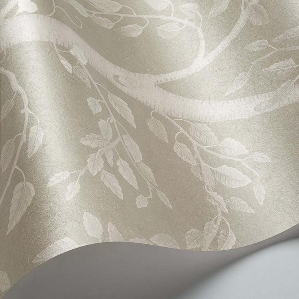 Seasonal Woods-Behang-Cole & Son-Platinum Pearl-Rol-120/6023M-Selected Wallpapers