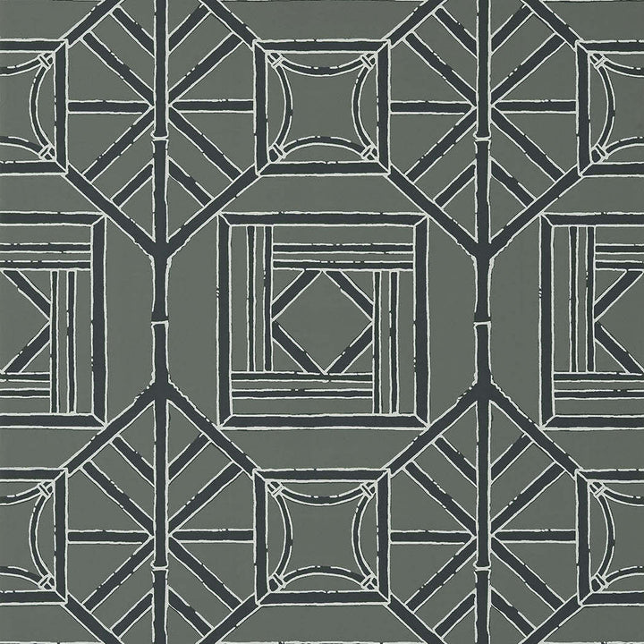 Shoji Panel-Behang-Tapete-Thibaut-Grey-Rol-T75520-Selected Wallpapers