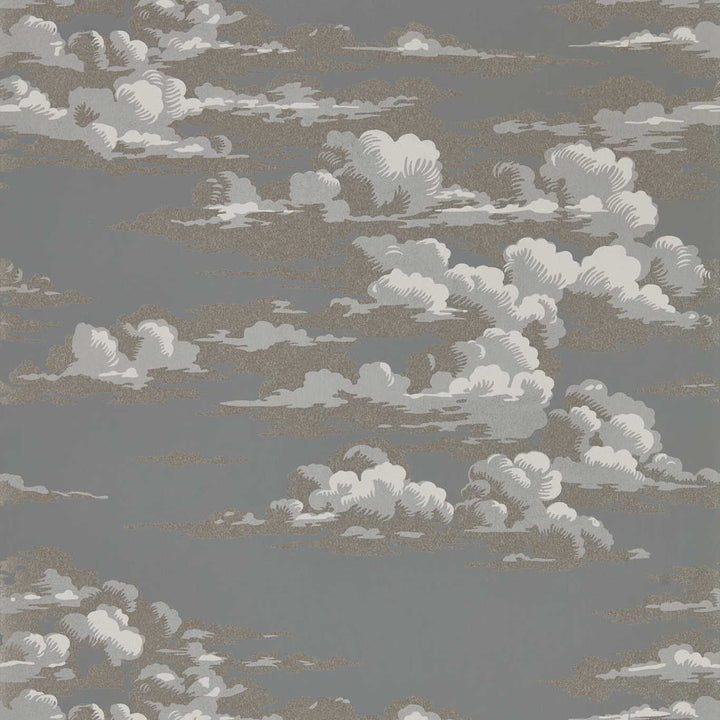 Silvi Clouds-behang-Tapete-Sanderson-Taupe Grey-Rol-216603-Selected Wallpapers