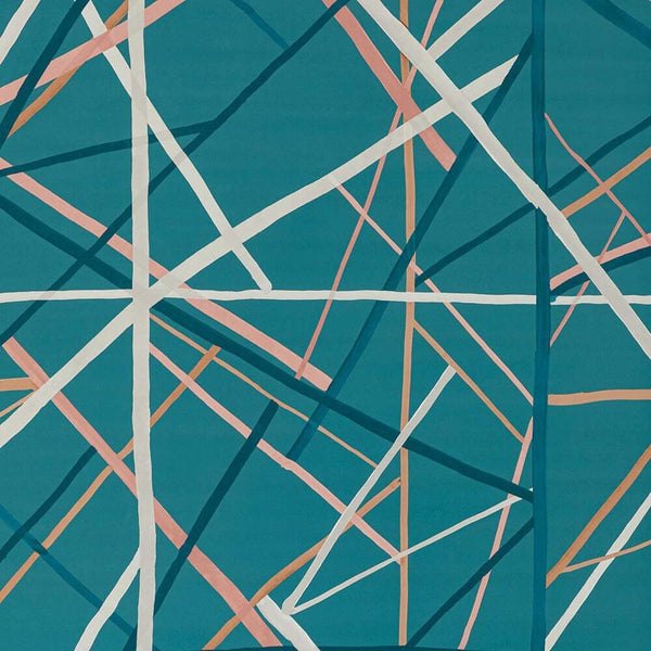 Simpatico-behang-Kelly Wearstler-Teal-Rol-GWP-3725-335-Selected Wallpapers