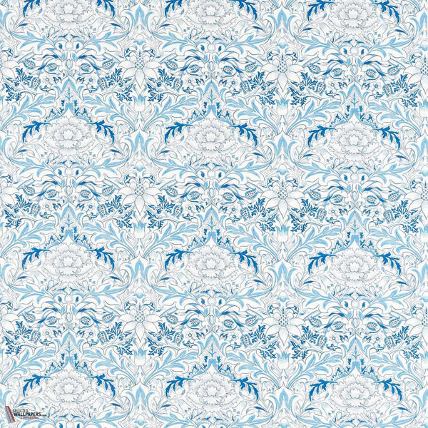 Simply Severn stof-Morris & Co-Woad-Meter (M1)-226902-Selected Wallpapers