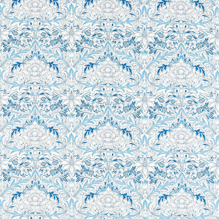 Simply Severn stof-Fabric-Tapete-Morris & Co-Woad-Meter (M1)-226902-Selected Wallpapers