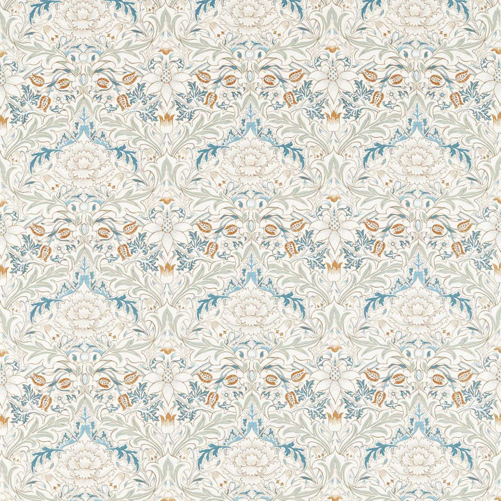 Simply Severn stof-Fabric-Tapete-Morris & Co-Bayleaf/Annatto-Meter (M1)-226905-Selected Wallpapers