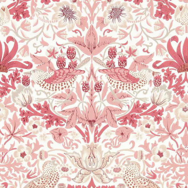 Simply Strawberry Thief-Wallpaper-Morris & Co-Madder-Roll-217059-Selected Wallpapers