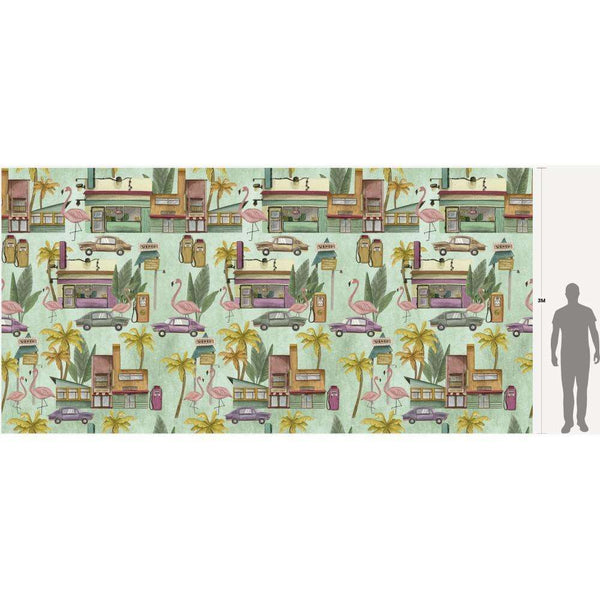South Beach-behang-Inkiostro Bianco-Selected Wallpapers