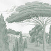 Sovana-behang-Les Dominotiers-Green-Non Woven 70 cm-DOM514-Selected Wallpapers