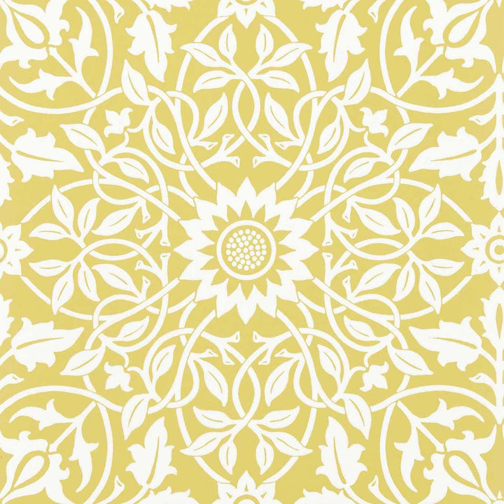 St James Ceiling-Behang-Tapete-Morris & Co-Sunflower-Rol-217078-Selected Wallpapers
