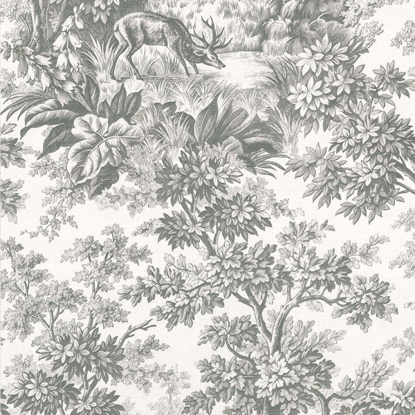 Stag Toile-wallpaper-Little Greene-Moss-Roll-0284SGMOSSZ-Selected Wallpapers