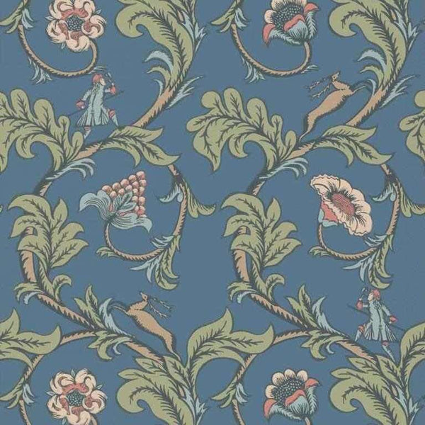 Stag Trail-behang-Little Greene-Juniper-Rol-0245STJUNIP-Selected Wallpapers