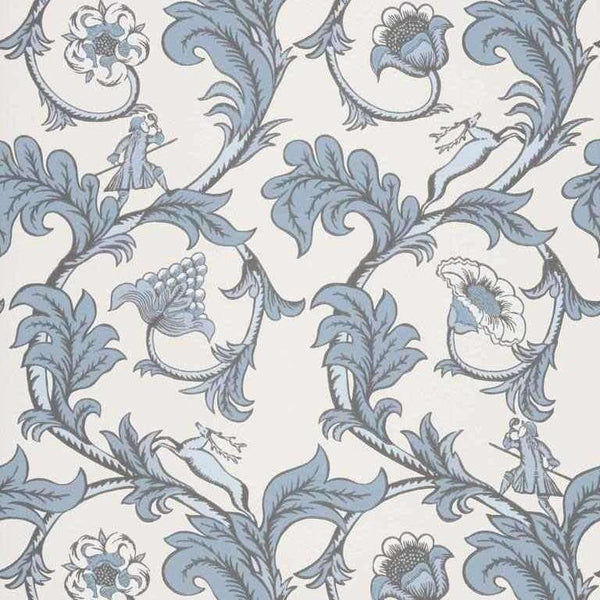 Stag Trail-behang-Little Greene-Sky-Rol-0245STSKYZZ-Selected Wallpapers